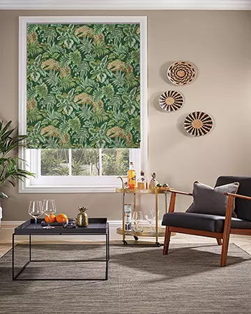 Prestigious Leopard Rainforest Roman Blinds