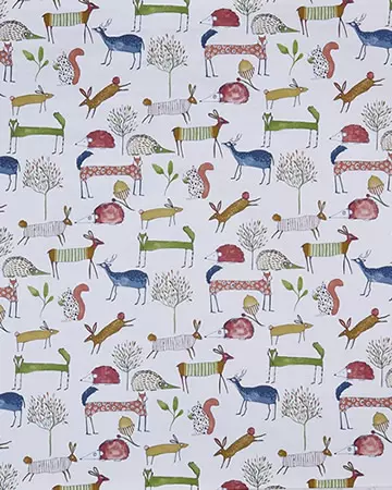 Prestigious Oh My Deer Berry Roman Blinds