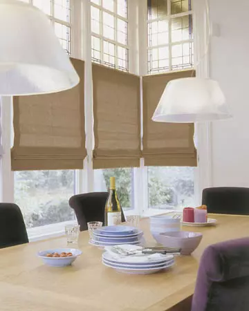 Prestigious Panama Latte Roman Blinds
