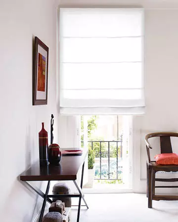 Prestigious Panama White Roman Blinds