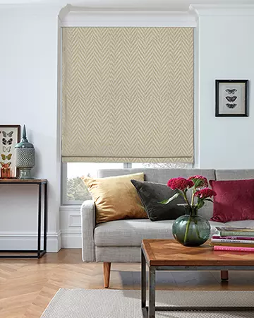 Prestigious Rattan Pampas Roman Blinds