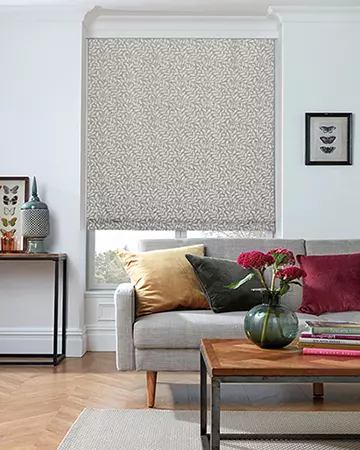 Prestigious Sapling Pewter Roman Blinds