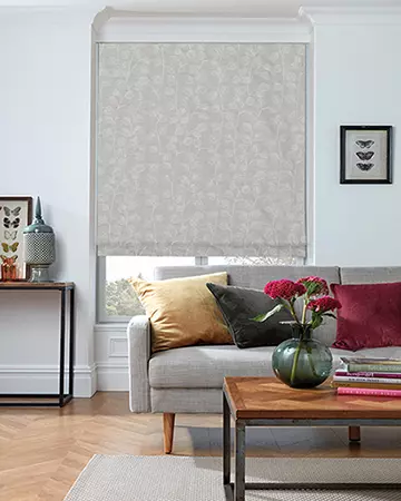 Prestigious Seedling Pewter Roman Blinds