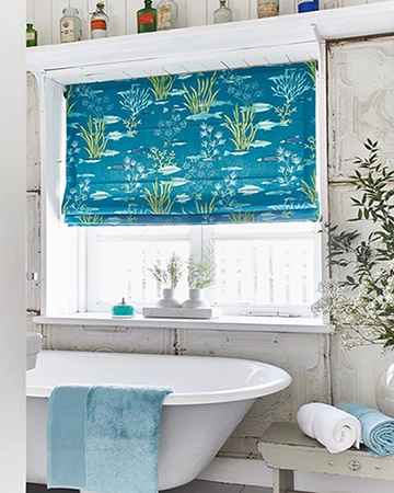 Prestigious Shallows Seafoam Roman Blinds