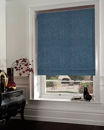 Prestigious Stamford Denim Roman Blinds