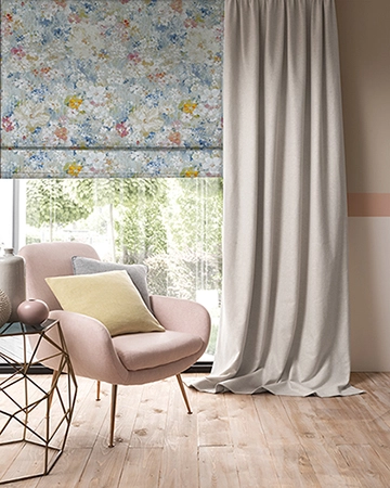Prestigious Textiles Giverny Pastel Roman Blinds