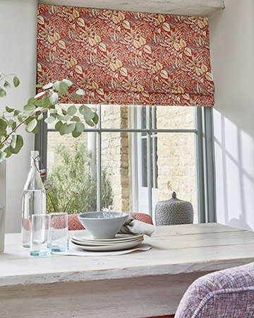 Prestigious Textiles Paloma Terracotta Roman Blinds