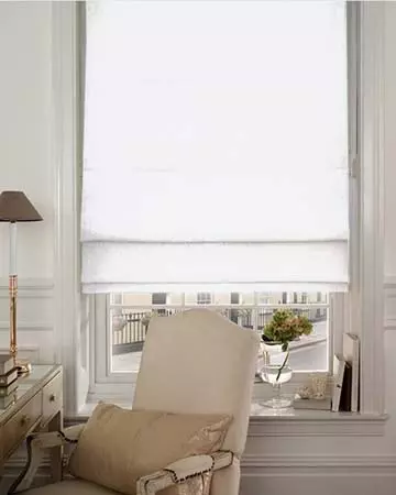 Provence White Roman Blinds