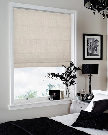 Spark Buttermilk  Roman Blinds