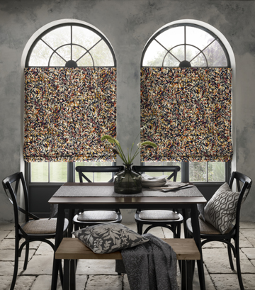 Studio G Ashbrook Noir Roman Blinds