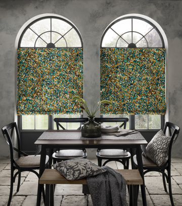 Studio G Ashbrook Ochre Roman Blinds