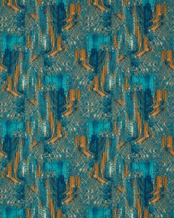 Studio G Hillcrest Teal Spice Roman Blinds