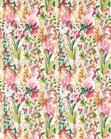 Studio G Hydrangea Mineral/Ochre Roman Blinds