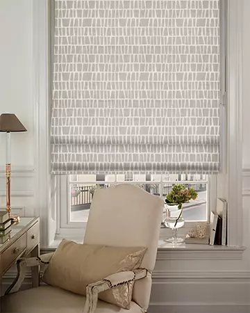 Studio G Quadro Feather Roman Blinds