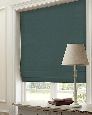 Studio G Renzo Teal Roman Blinds