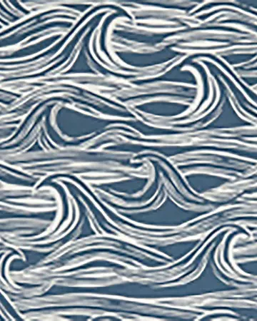 Studio G Surf Navy Roman Blinds