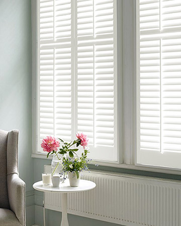 Light Cream Shutters