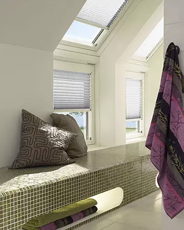 Light Grey Pleated Velux