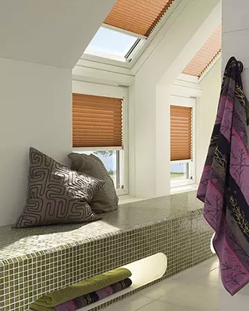 Sand Orange Pleated Velux