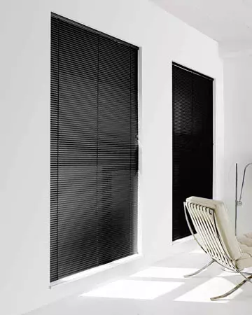 FastTrack Black Perforated Aluminium Venetian Blinds