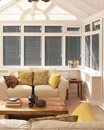 Neat Fit Silver Aluminium Venetian Blinds