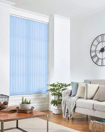 Candy Light Blue Vertical Blinds