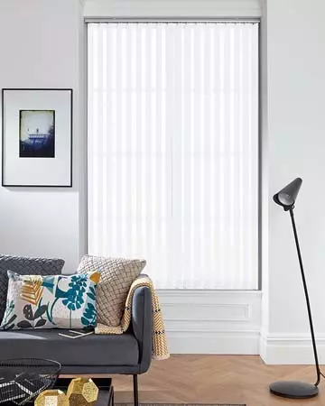 Commet Snow Vertical Blinds