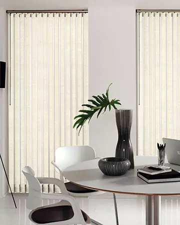 Lovac Cream Vertical Blinds