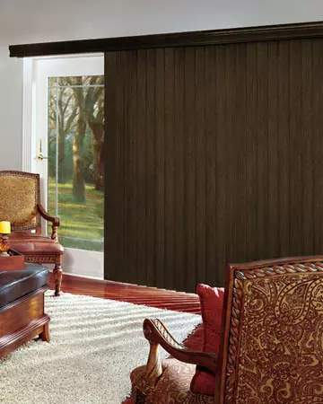 African Olivewood Vertical Blinds