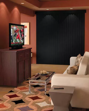 Black Vertical Blinds
