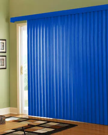 Blue Vertical Blinds