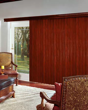 Brazilian Cherry Vertical Blinds