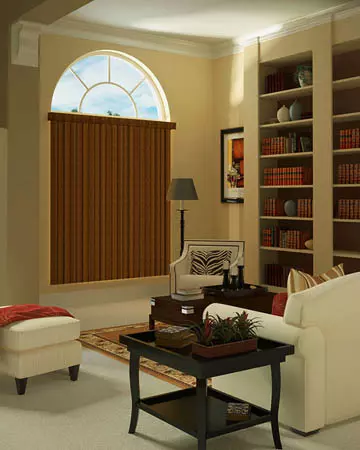 Distressed Douglas Fir Vertical Blinds