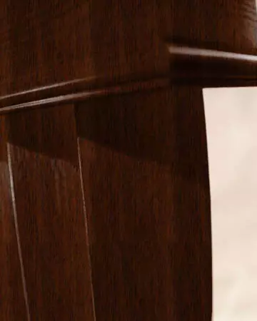 Distressed Red Narra Vertical Blinds