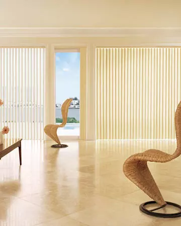 Ecru Vertical Blinds