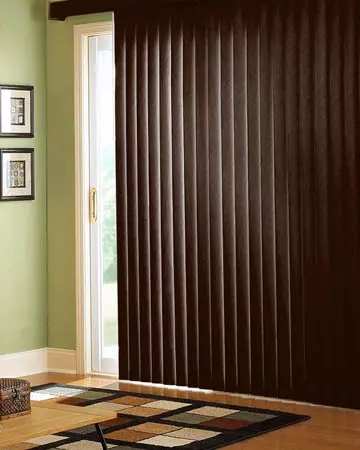 Exotic Walnut Vertical Blinds