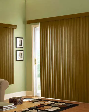 Harvester Oak Vertical Blinds