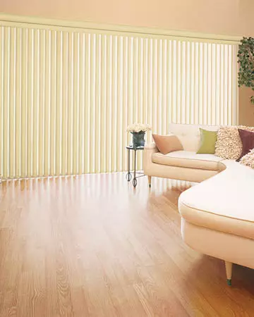 Ivory Shade Vertical Blinds