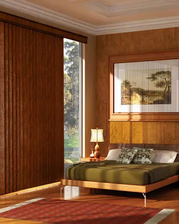 Jarrah Burl Vertical Blinds