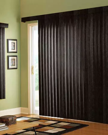 Khaya Mahogany Vertical Blinds