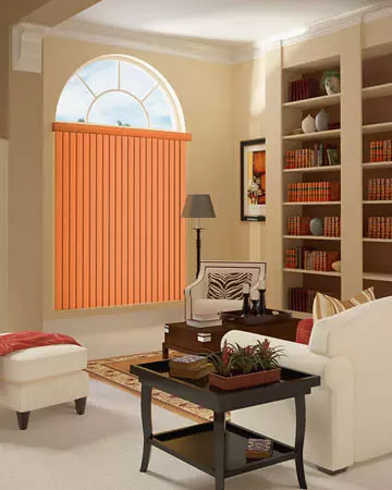 Orange Vertical Blinds