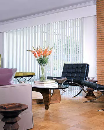 White Vertical Blinds