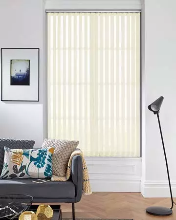 Bella Butter Vertical Blinds