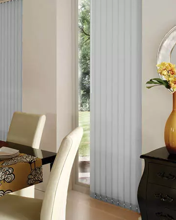 Bella Grey Whisper Vertical Blinds