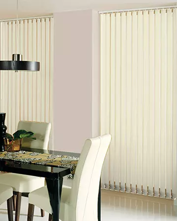 Blocklight Cream Vertical Blinds