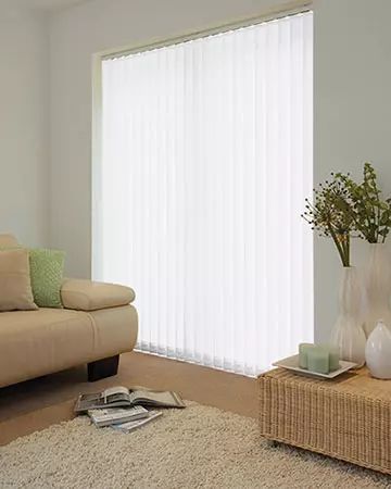Blocklight White Vertical Blinds
