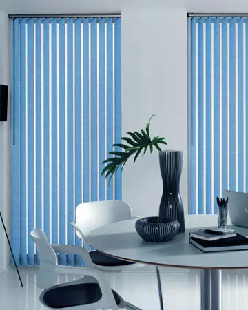 Eclipse Atlantex Blue Vertical Blinds