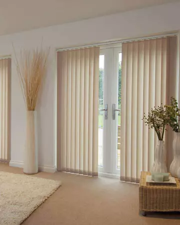 Eclipse Atlantex Dark Beige Vertical Blinds