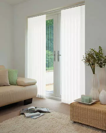 Eclipse Atlantex White Vertical Blinds