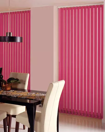 Eclipse Banlight Duo FR Fuchsia Vertical Blinds